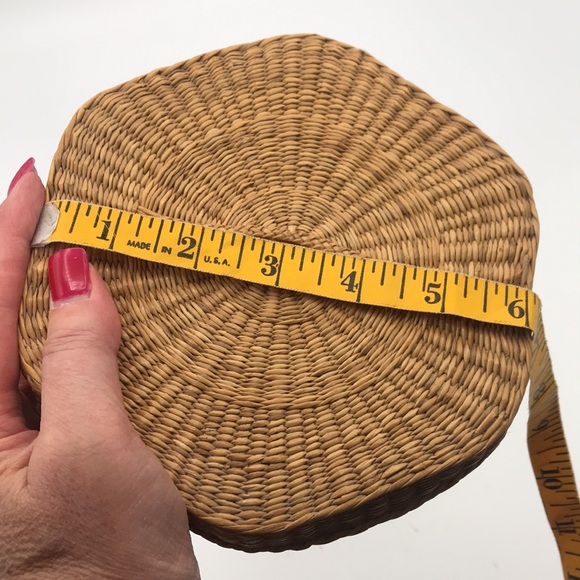 VTG Sweet Grass/Sea Grass Hexagonal Nesting Baskets w/Lids Set of 5 - Picture 5 of 9